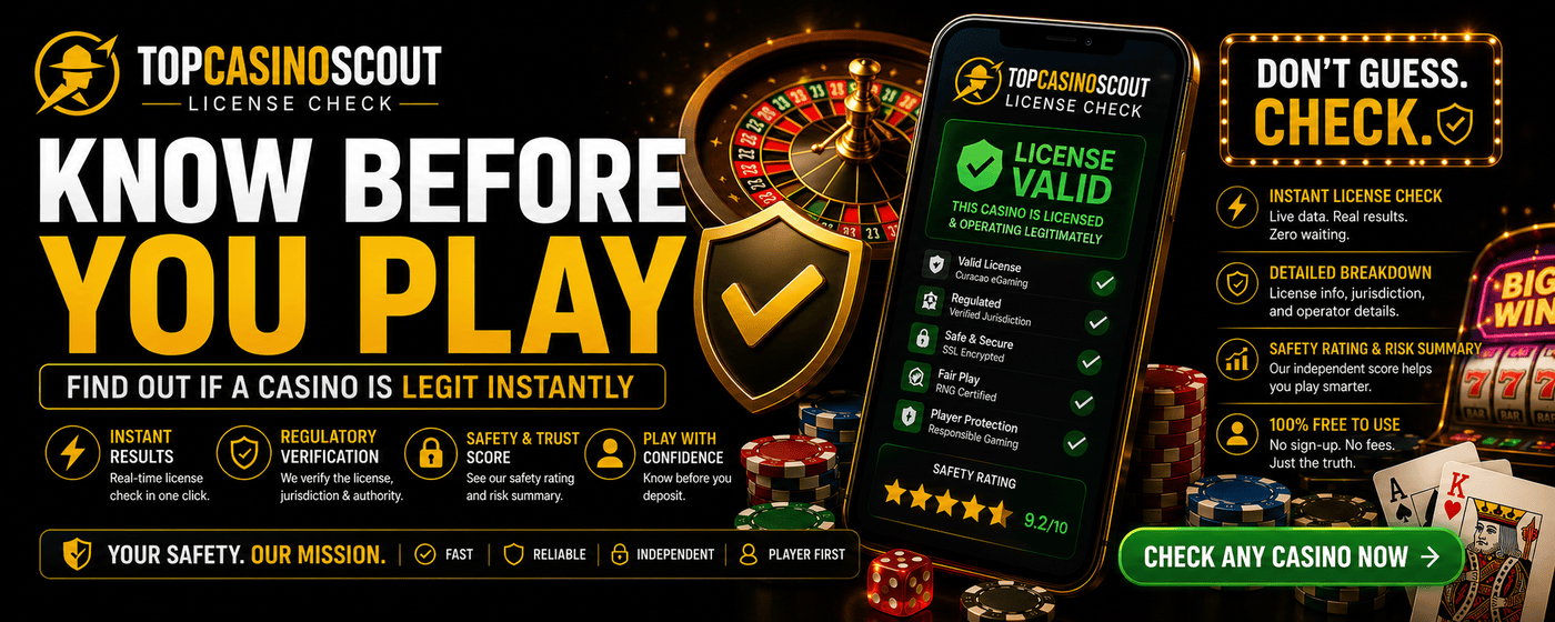 TopCasinoScout Casino Safety Extension for Chrome