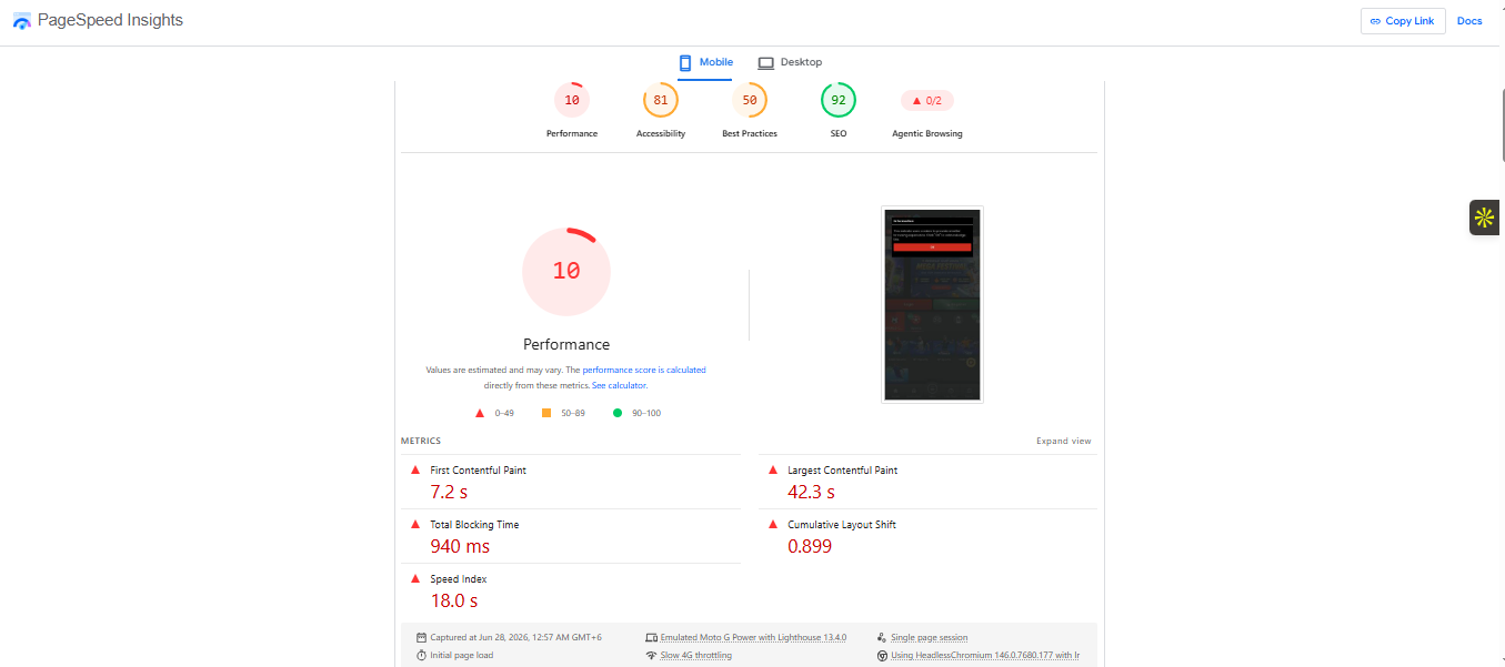 Mobile View screenshot