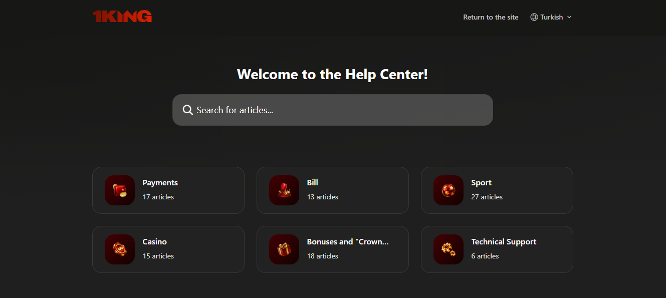 1king live chat support