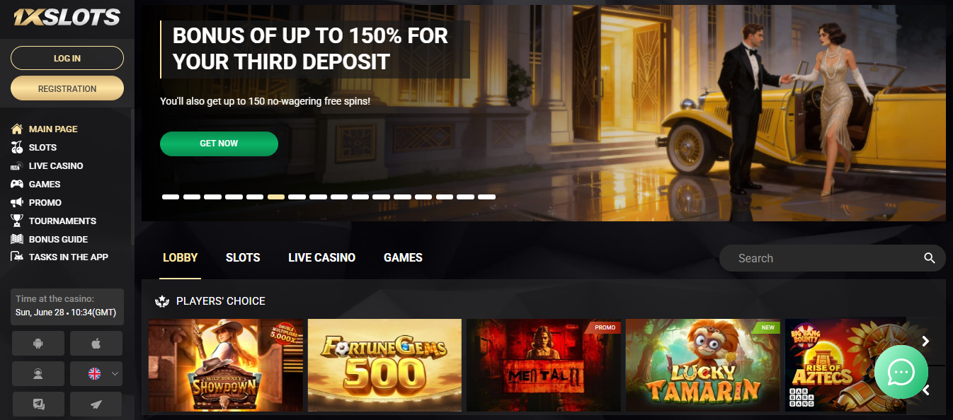 Homepage screenshot