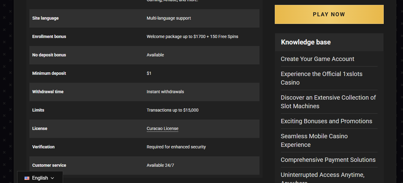Withdrawal Limits screenshot