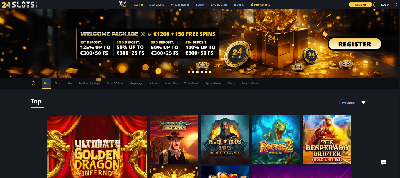 Homepage screenshot