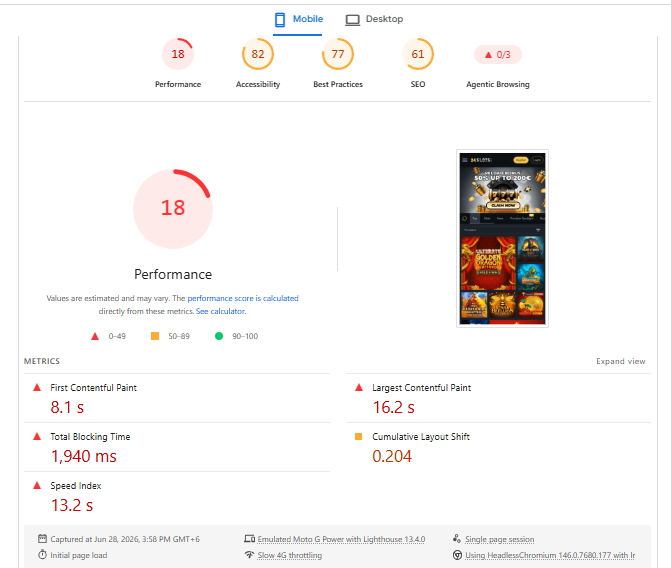 Mobile View screenshot
