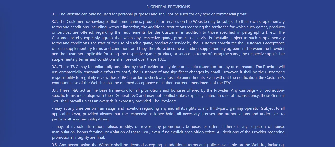 Screenshot of Dashking88's bonus terms and wagering requirements
