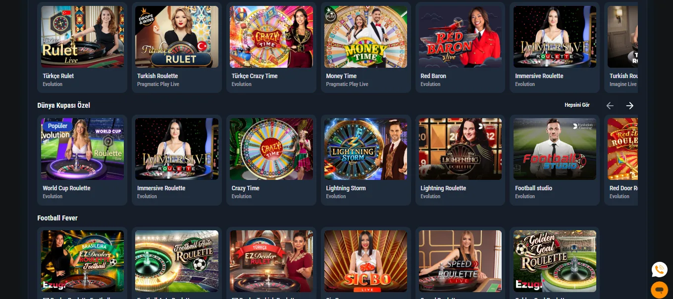 BetBaba games lobby