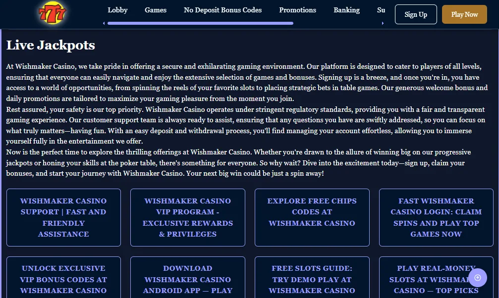 Screenshot of Wishmaker's withdrawal section and limits