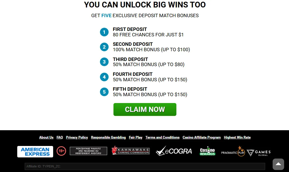 Screenshot of Zodiac Casino's footer licence and regulator details