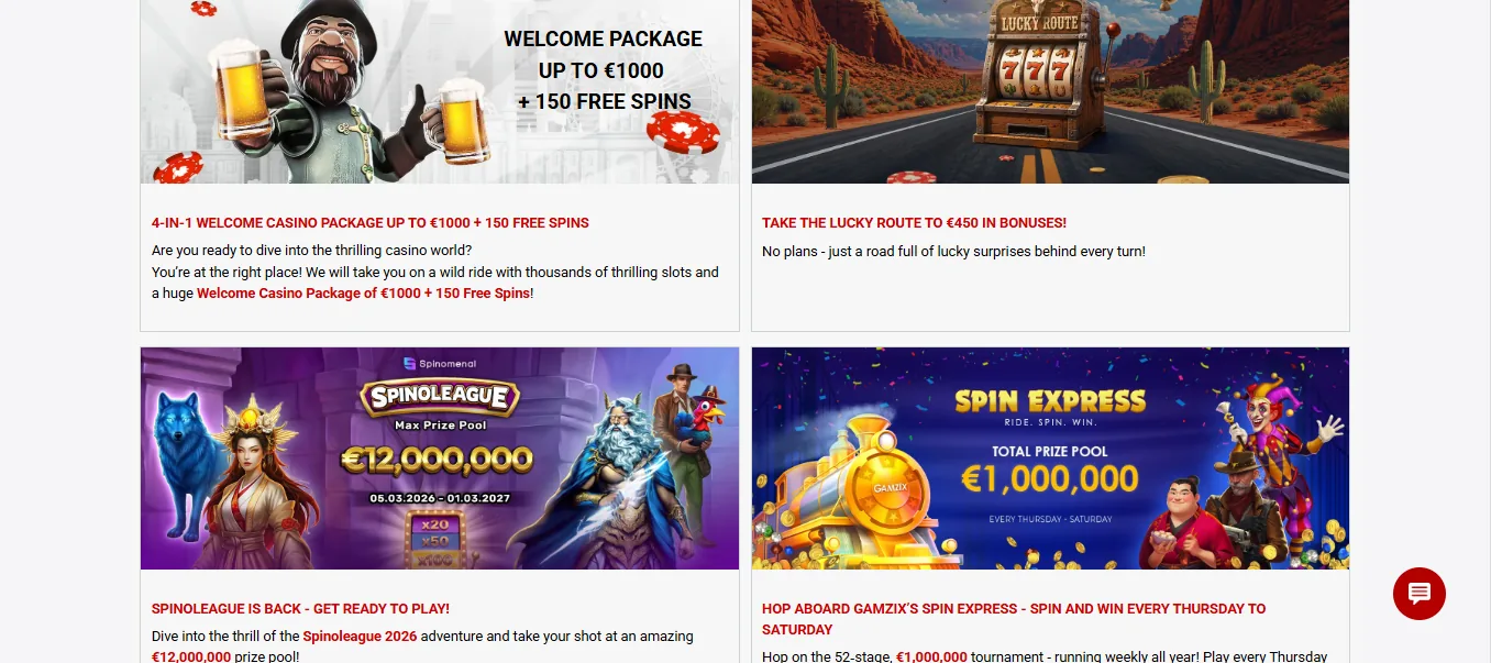 Screenshot of Dachbet's welcome bonus offer