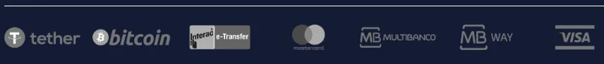 Screenshot of Playclub365's cashier and payment methods