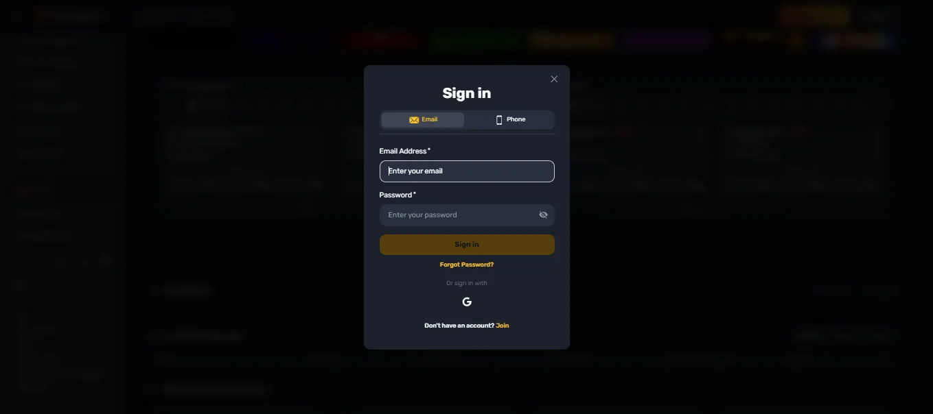Screenshot of SlotsBet's live chat support window