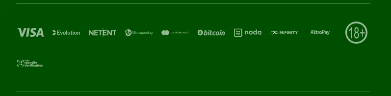 Screenshot of SlottoJAM's cashier and payment methods