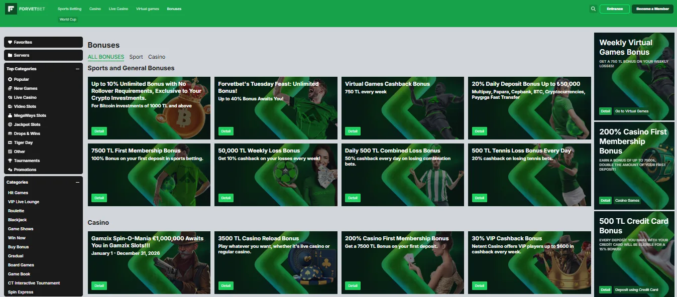Screenshot of Tornadobahis's welcome bonus offer