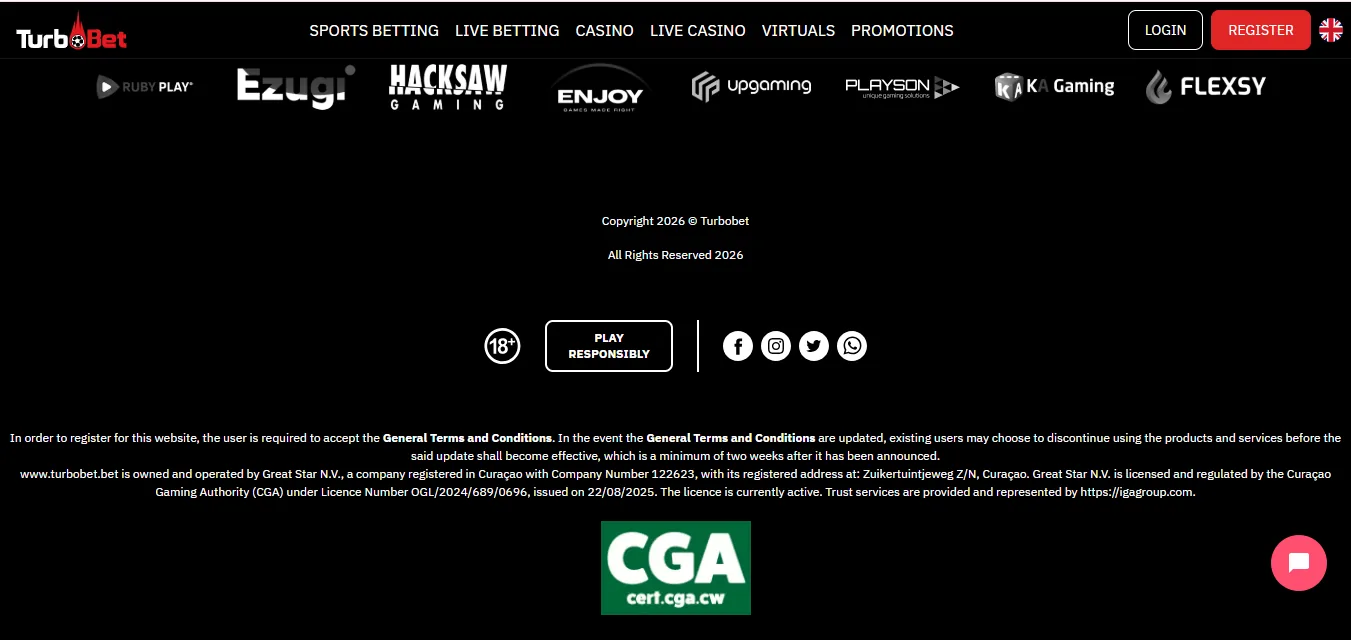 Screenshot of Turbobet's f
